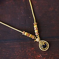 Unique Bird Shape AD Stone Pendant Chain Neck piece-