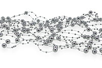 Pearl Strings-Metallic Silver (Pack of 20)