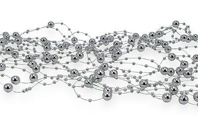 Pearl Strings-Metallic Silver (Pack of 20)