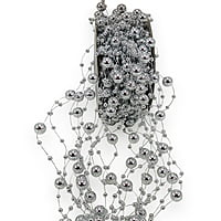 Pearl Strings-Metallic Silver (Pack of 20)