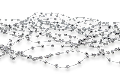 Silver Small Pearl String (Pack of 20)