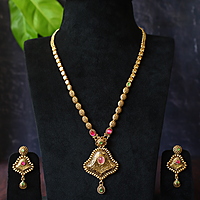 TRADITIONAL GOLD FINISHING LONG HARAM