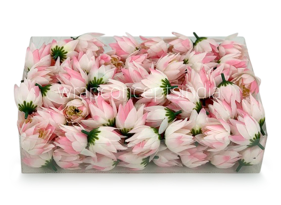 Bell Flower - White With Hits Of Pink