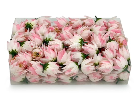 Bell Flower - White With Hits Of Pink