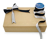 Reversible Ribbon - Black with White