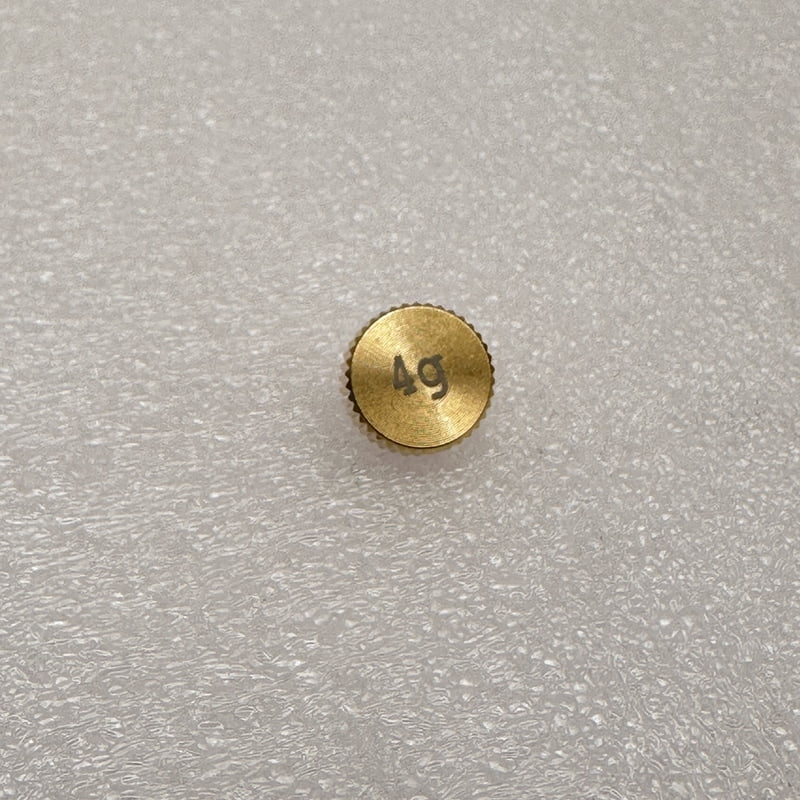 Headshell Weight for Vinyl Record Player - 4 Grams - Gold - HSW4G-G