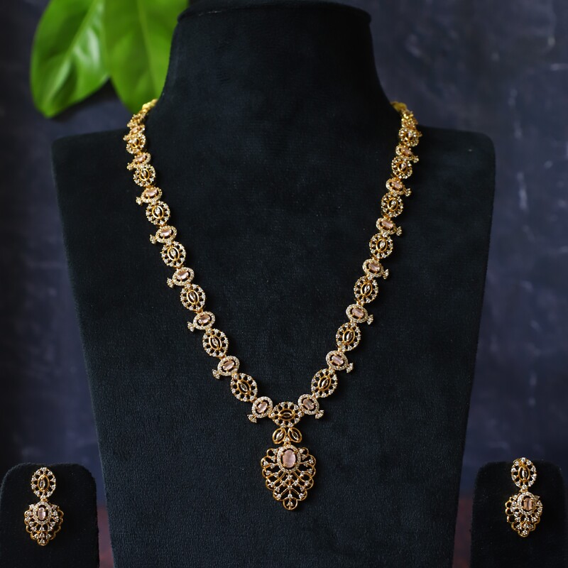 Elegant haram with earrings