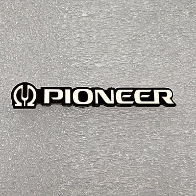 Replacement Metal Logo for Pioneer - ML-PNR-01 Replacement Metal Logo for Pioneer - ML-PNR-01