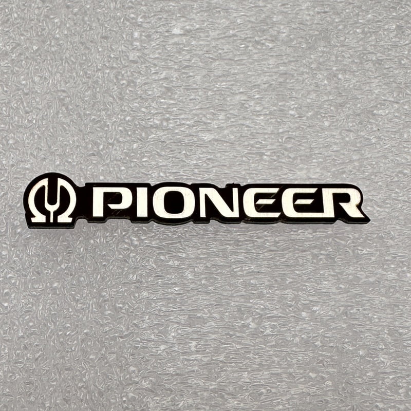 Replacement Metal Logo for Pioneer - ML-PNR-01 Replacement Metal Logo for Pioneer - ML-PNR-01