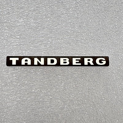 Replacement Metal Logo for Tandberg - ML-TDBG-01 Replacement Metal Logo for Tandberg - ML-TDBG-01