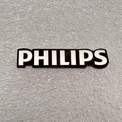 Replacement Metal Logo for Philips - ML-PLPS-01 Replacement Metal Logo for Philips - ML-PLPS-01