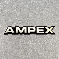 Replacement Metal Logo for Ampex - ML-AMPX-01 Replacement Metal Logo for Ampex - ML-AMPX-01