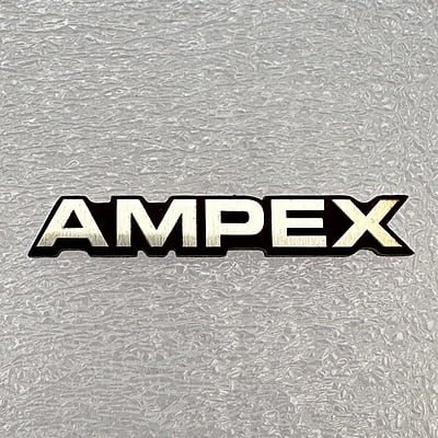 Replacement Metal Logo for Ampex - ML-AMPX-01 Replacement Metal Logo for Ampex - ML-AMPX-01