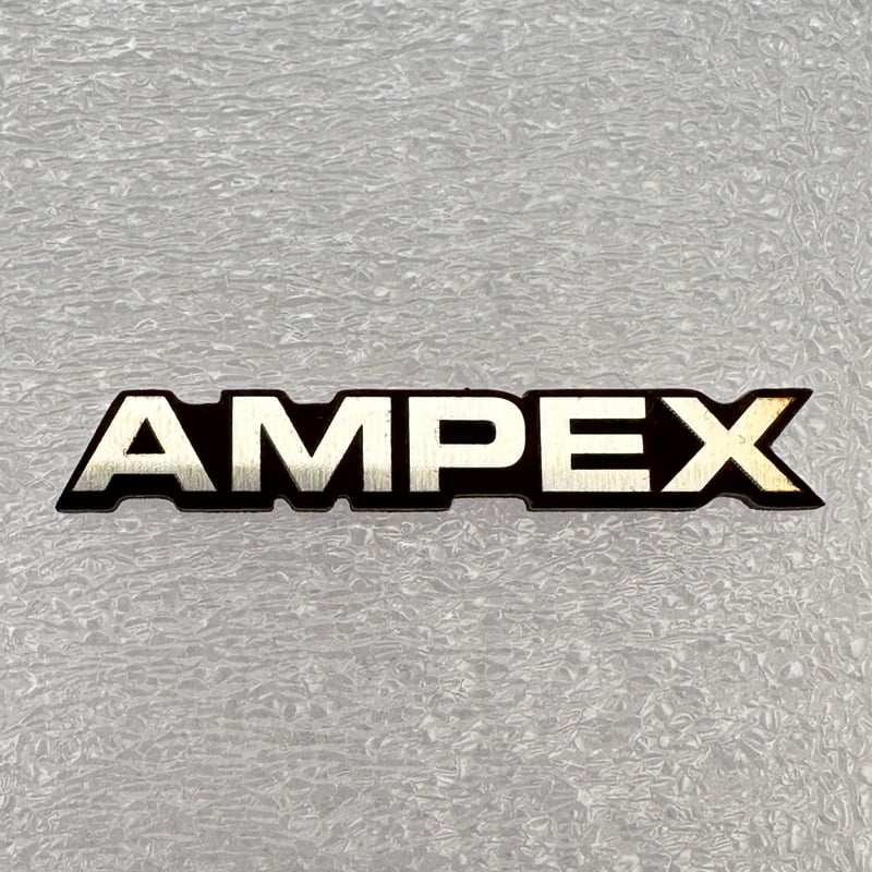 Replacement Metal Logo for Ampex - ML-AMPX-01 Replacement Metal Logo for Ampex - ML-AMPX-01
