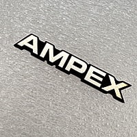 Replacement Metal Logo for Ampex - ML-AMPX-01 Replacement Metal Logo for Ampex - ML-AMPX-01