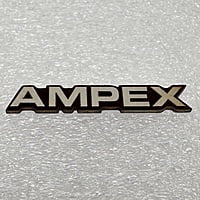 Replacement Metal Logo for Ampex - ML-AMPX-01 Replacement Metal Logo for Ampex - ML-AMPX-01