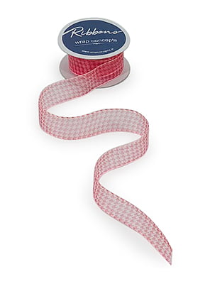 Houndstooth Organza Ribbon