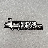 Replacement Metal Logo for Vintage Audio Cart - ML-VAC-01 Replacement Metal Logo for Vintage Audio Cart - ML-VAC-01