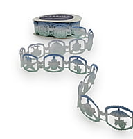 Teddy, Stroller, Bottle Cut-Work Shaded Ribbon