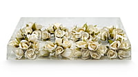 Ivory Rose Buds on Stick