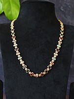 Unique neak piece with multicolour stone Non-returnable long haram