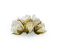 Ivory Rose Buds on Stick