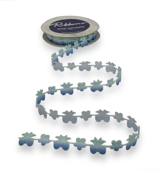 Bow & Flower Cut-out Shaded Ribbon