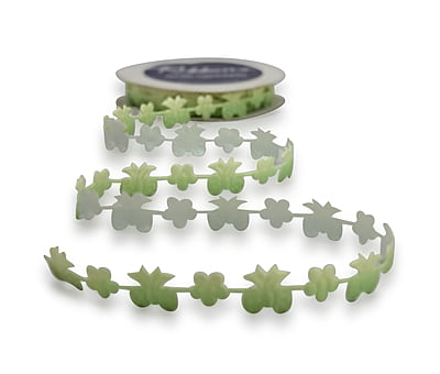 Bow & Flower Cut-out Shaded Ribbon