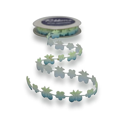 Bow & Flower Cut-out Shaded Ribbon