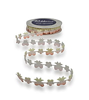 Bow & Flower Cut-out Shaded Ribbon