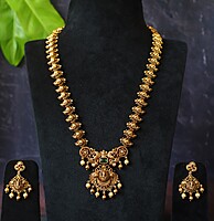 ANTIQUE LAKSHMI PENDANT HARAM