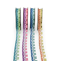 Flower Pot Cut-out Shaded Ribbon