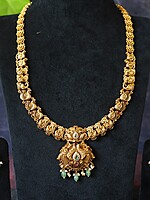 Antique Peacock with flower design long haram