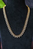 Mango AD stone gold finish with dual mango shape  - Middle haram