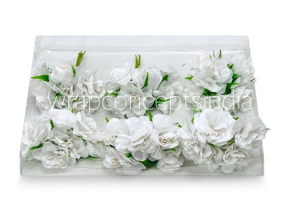 White Flower On Stick with Pollen