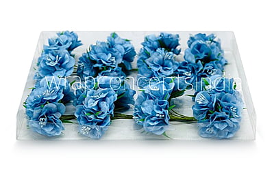 Soft Blue Flower On Stick with Pollen