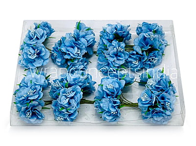 Soft Blue Flower On Stick with Pollen