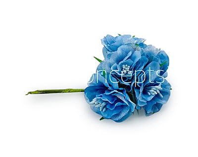 Soft Blue Flower On Stick with Pollen