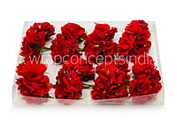 Red Flower On Stick with Pollen