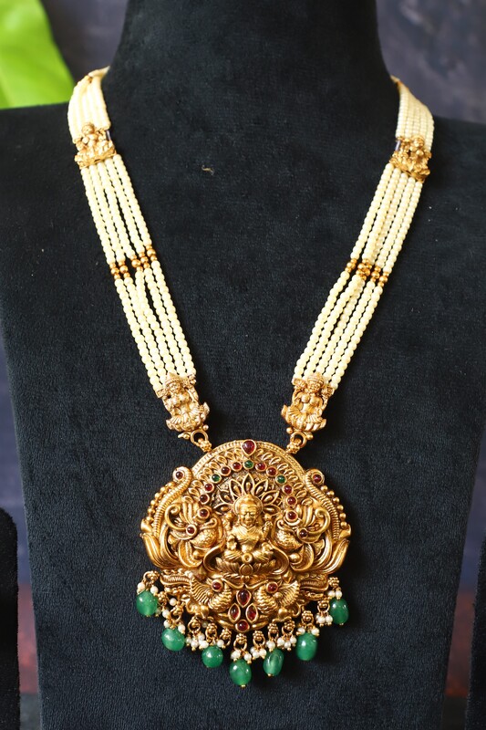 Antique Lakshmi  Beads Traditional Haram