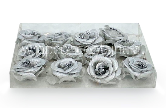 Rose Flower-Silver