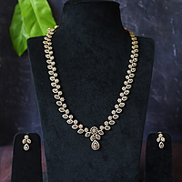 flower with leaf design with ad stone long Haram