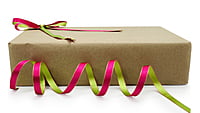Reversible Ribbon - Hot Pink with Lime Green