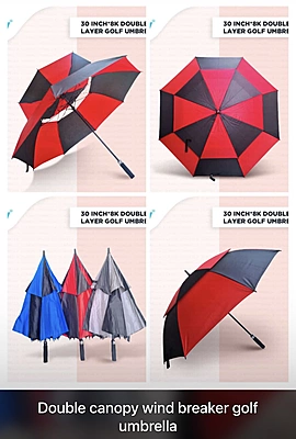Double Layer Golf Umbrella