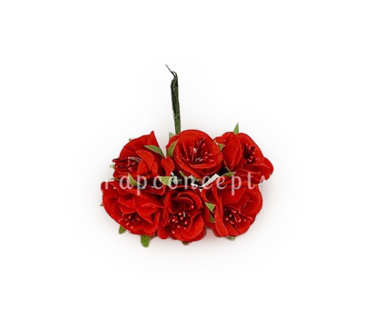 Flowers With Stem-Red