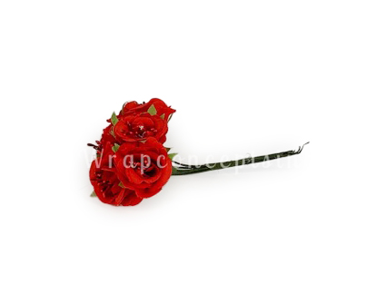 Flowers With Stem-Red