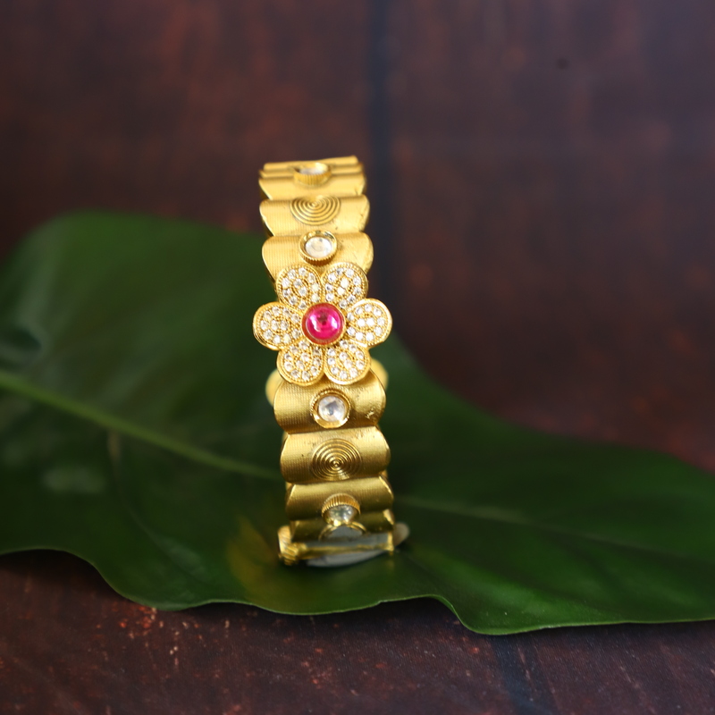 Floral trendy Single Bangles