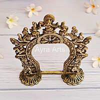 Handmade Brass Prabhavali Frame Arch Decor 4 - 9 Inch Height