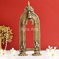 Handmade Brass Prabhavali Frame Arch Decor 2 - 13 Inch Height