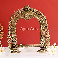 Handmade Brass Prabhavali Frame Arch Decor 3 - 11 Inch Height